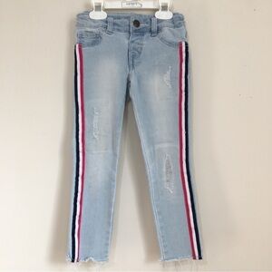cat & jack little girls light denim blue super stretch jeggings